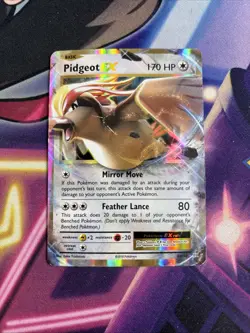 Pidgeot EX 64/108 XY Evolutions Holo Rare Pokemon MP - Image 1