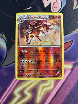Charizard 19/113 Legendary Treasures Reverse Holo Pokemon LP - Image 1