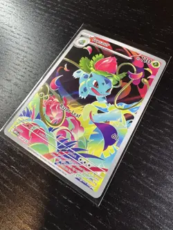 Ivysaur 134/132 Mega Evolution Illustration Rare Pokemon NM IR Full Art Holo - Image 4