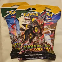 Pokemon TCG Sword & Shield Evolving Skies Booster Pack (Bundle) English - Image 4