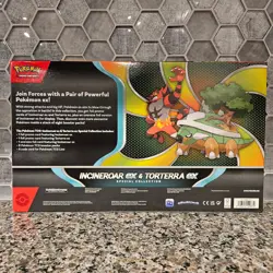 Pokemon TCG Incineroar ex & Torterra ex Special Collection Box | 8 Packs | NEW - Image 2