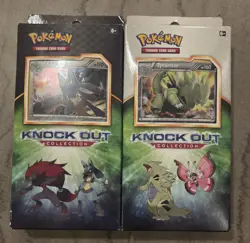 Pokemon KnockOut Collection Tyranitar & Lucario Set 2 Boxes - 4 Packs and Promos - Image 1