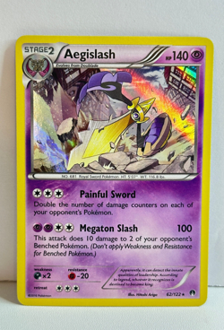 Aegislash 62/122 Reverse Holo Rare BREAKpoint Pokemon TCG NM - Image 1