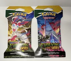 X2 Pokemon TCG: Sword & Shield - Evolving Skies Sleeved Booster Packs - Image 1