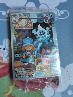 Vanillish 190/182 Holiday Stamo SV Paradox Rift EN Holo Pokemon TCG NM SEALED - Image 1