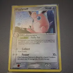 Pokemon TCG Wigglytuff Crystal Guardians Holo Rare 13/100 2006 90 HP - Image 1