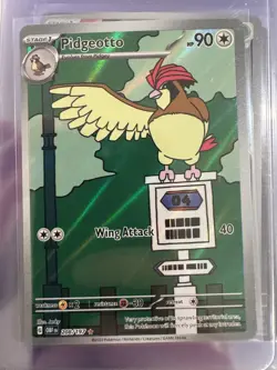 2023 Pokemon SV Obsidian Flames OBF EN Pidgeotto IR #208/197 NM - Image 1