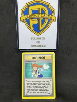 POKEMON GYM CHALLENGE MISTY’S WISH NONHOLO 108/132 PL/PR - Image 1