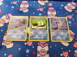 Dark Blastoise Wartortle Squirtle Team Rocket Set Lot Vintage Pokemon - LP - Image 1