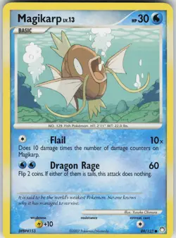 Pokemon Magikarp 89/123 Mysterious Treasures Common NM - Image 1