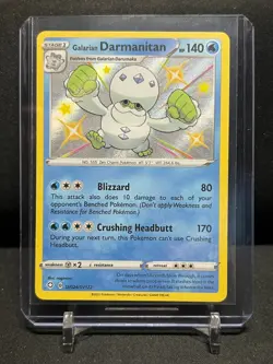 Galarian Darmanitan SV024/SV122 Shiny Vault Holo Pokemon 2021 Shining Fates - NM - Image 1