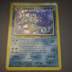 Pokemon TCG Kingdra Neo Genesis Holo Rare 8/111 90 HP English 2000 - Image 1