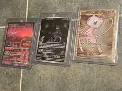 Pokemon TCG 151 UPC Promo Set Mew 053, Mewtwo 052 Sealed, Metal Mew 205 LP-NM- - Image 2