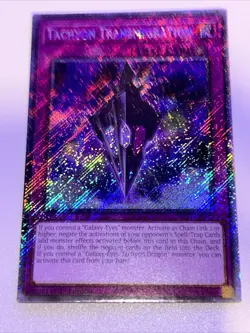 Yugioh! Tachyon Transmigration - RA04-EN220 - Platinum Secret Rare - 1st Edition - Image 1