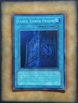 Yugioh Clock Tower Prison EOJ-EN048 Super Rare NM - Image 1