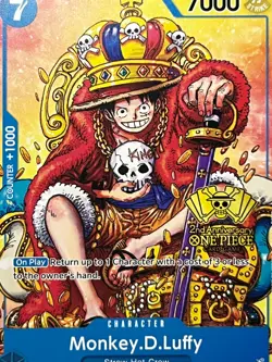 Monkey.D.Luffy (2nd Anniversary Stamped Promo) P-043 - One Piece TCG - English - Image 1