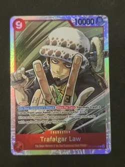 Trafalgar Law - OP14-009 OP14-009 The Azure Sea's Seven Foil ENGLISH NEAR MINT - Image 1