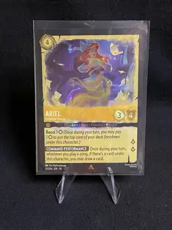 Disney Lorcana Whispers In The Well Ariel Ethereal Voice 17/204 Rare Cold Foil - Image 1