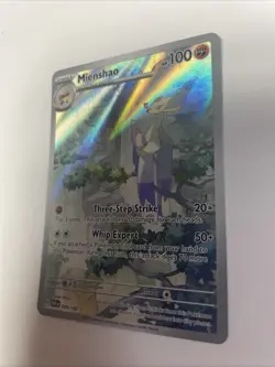 Mienshao 200/182 SV04: Pokemon Paradox Rift Holo Illustration Rare LP Free Ship - Image 3