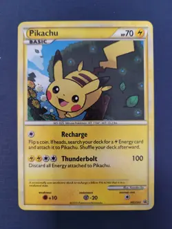 LP/NM Pikachu HGSS03 Pokemon TCG: 2010 HGSS Black Star Promo - Image 1