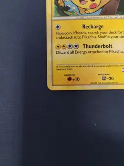 LP/NM Pikachu HGSS03 Pokemon TCG: 2010 HGSS Black Star Promo - Image 2