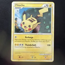 Pokemon TCG Pikachu HGSS03 Black Star Promo Holo Vintage 2010 LP/NM - Image 1