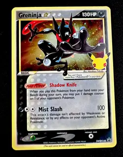 Greninja SWSH144 NM Promo Holo Celebrations Stamped Black Star Promo Pokemon - Image 1