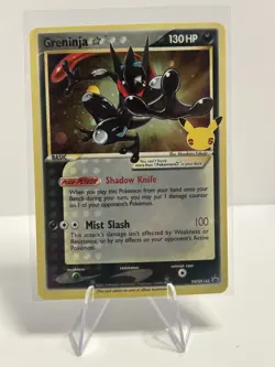 Gold Star Greninja SWSH144 Black Star Promo Celebrations ETB Pokemon 25th NM - Image 1