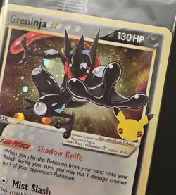 DOUBLE SWIRL SEALED Greninja Gold Star SWSH144 Black Star Promos Holo Pokemon NM - Image 3