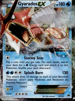 Gyarados EX 26/122 Holo Rare EX BREAKpoint Pokemon HP - Image 1
