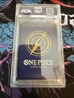 2025 ONE PIECE OP10-ROYAL BLOOD MANGA ALTERNATE ART #119 TRAFALGAR LAW PSA 10 - Image 4