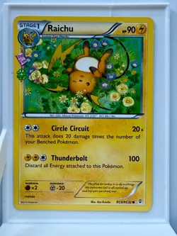 NM - Raichu RC9/RC32 XY Generations Radiant Collection Pokemon TCG - Image 1