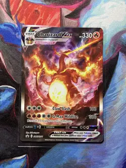 Pokemon TCG Charizard VMAX SWSH261 Sword & Shield Promo Holo Card NM Condition - Image 1