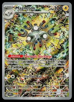 Pokemon Card - Magneton Scarlet & Violet Promo 159 Holo Illustration Rare - Image 1