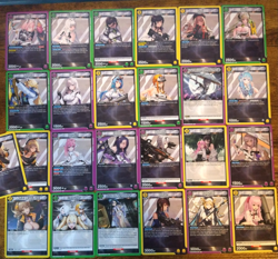 Beautiful 25 Union Arena NIKKE Card Lot - Anime Girls Waifu Soda Rapi Cecil - Image 1