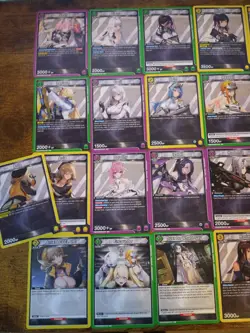 Beautiful 25 Union Arena NIKKE Card Lot - Anime Girls Waifu Soda Rapi Cecil - Image 2