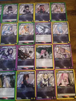 Beautiful 25 Union Arena NIKKE Card Lot - Anime Girls Waifu Soda Rapi Cecil - Image 3