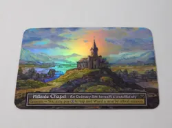 Hillside Chapel Ordinary Foil Sorcery Gothic TCG Trading Card - Image 1