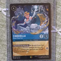 Lorcana Cinderella - Dream Come True 155/204 Regular Character Card - Image 1