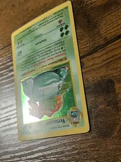 Pokemon Venusaur Holo Rare Card Base Set Shadowless 15/102 100HP 1999 English - Image 3