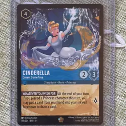 Lorcana Cinderella - Dream Come True 155/204 Regular Character Card - Image 1