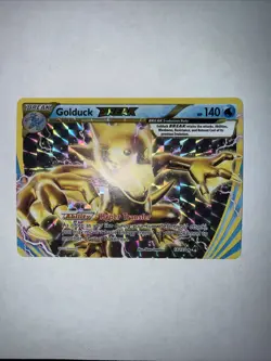 Golduck BREAK 18/122 2016 XY Breakpoint Pokemon Card Ultra Rare Holo MP - Image 1