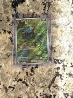 Pokemon TCG Bulbasaur Scarlet Violet-151 Holo Card 166/165 Illustration Rare - Image 1