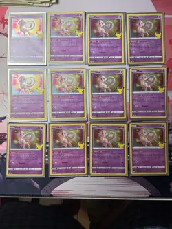 Pokemon Celebrations Holo Mew 011/025 Rare Card Lot Of 12 - Image 1