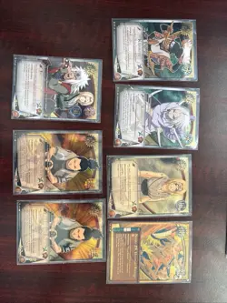 Lot Of Naruto Collectible Card Games- All Super Rare (3 Unlimited, 6 First Ed) - Image 2