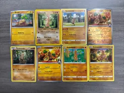 Sudowoodo Bonsly Pokemon Card Collection Lot Of 8 With Reverse Holo - Image 1