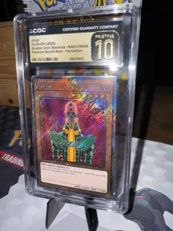 Yugioh Card RA03 JINZO 1ST Ed Secret Rare Black Label Grade 10 POP 3 Not Psa 10 - Image 3