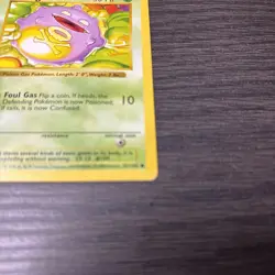 1st Edition Shadowless Koffing 51/102 Base Set Rare Vintage Pokemon Card - Image 2