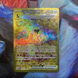 Pokemon TCG Charizard EX Full Art Secret Rare Card Sir Obsidian Flames 228/197 - Image 1