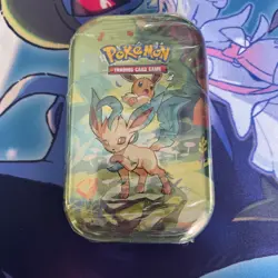Pokemon Cards - Prismatic Evolutions Leafeon Mini Tin Factory Sealed - Image 1